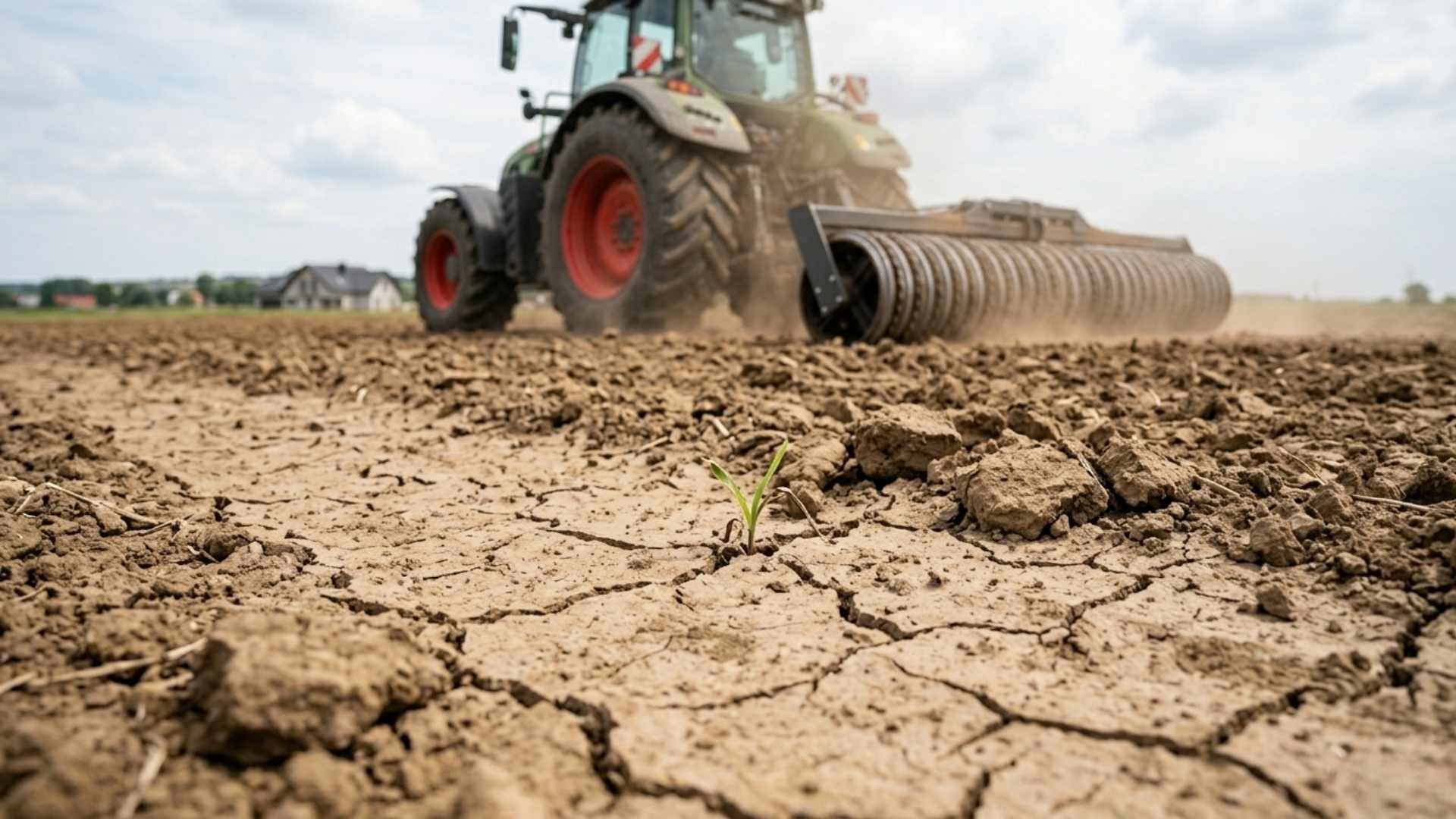 Dynamiczny przejazd z wałem Crosskill pokazuje energię niezbędną do rozbicia najtwardszych brył